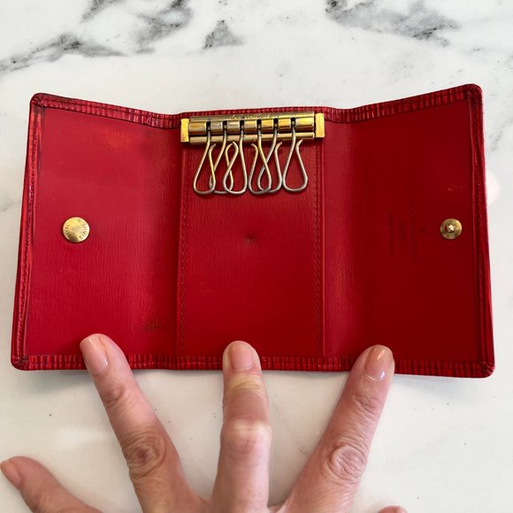 Louis Vuitton Epi Leather Key Holder in Red - Picture 3 of 9